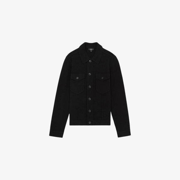 

Куртка прямого кроя Reiss Flinch, черный