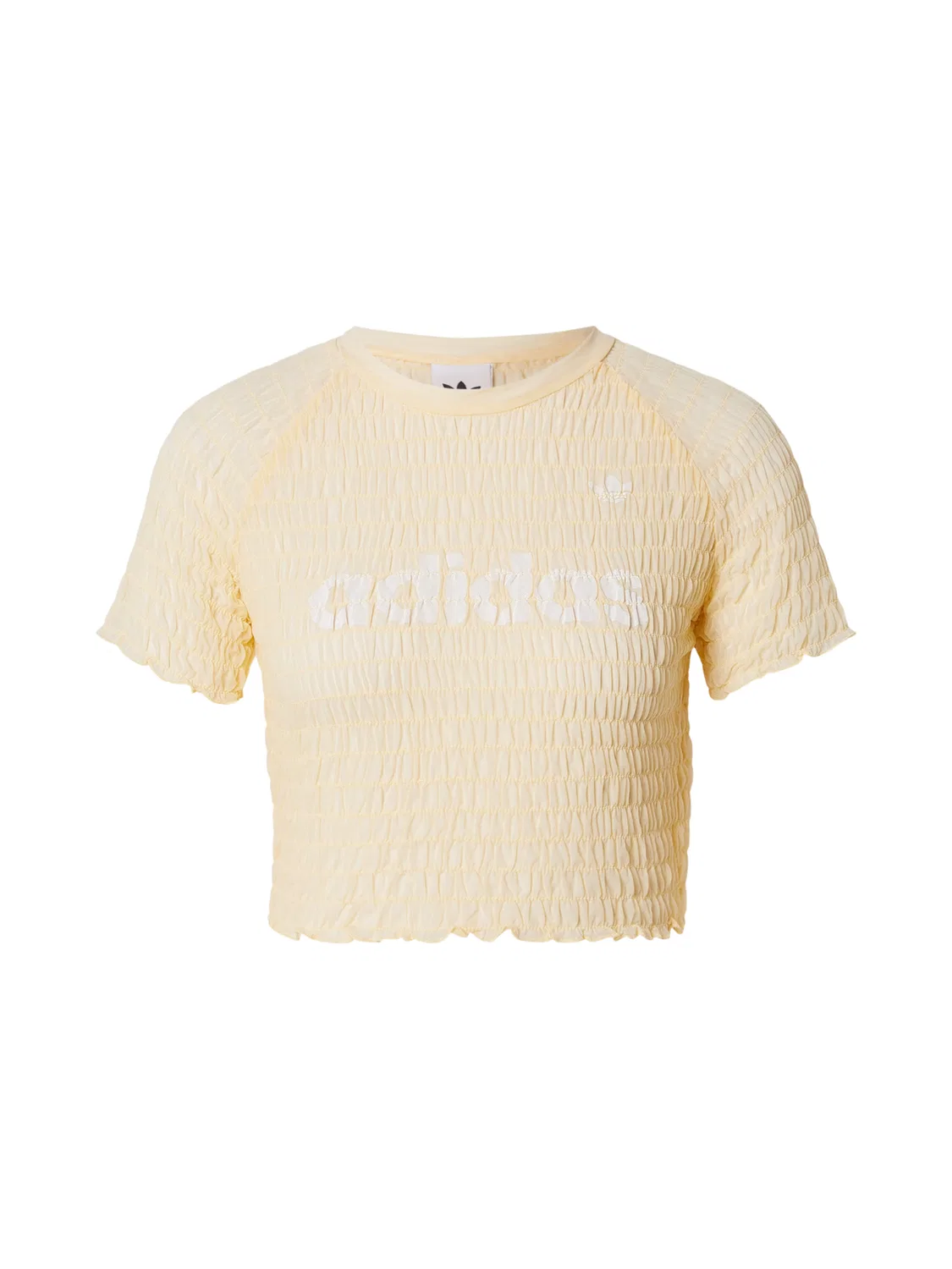 Футболка Adidas Originals светло-желтого цвета