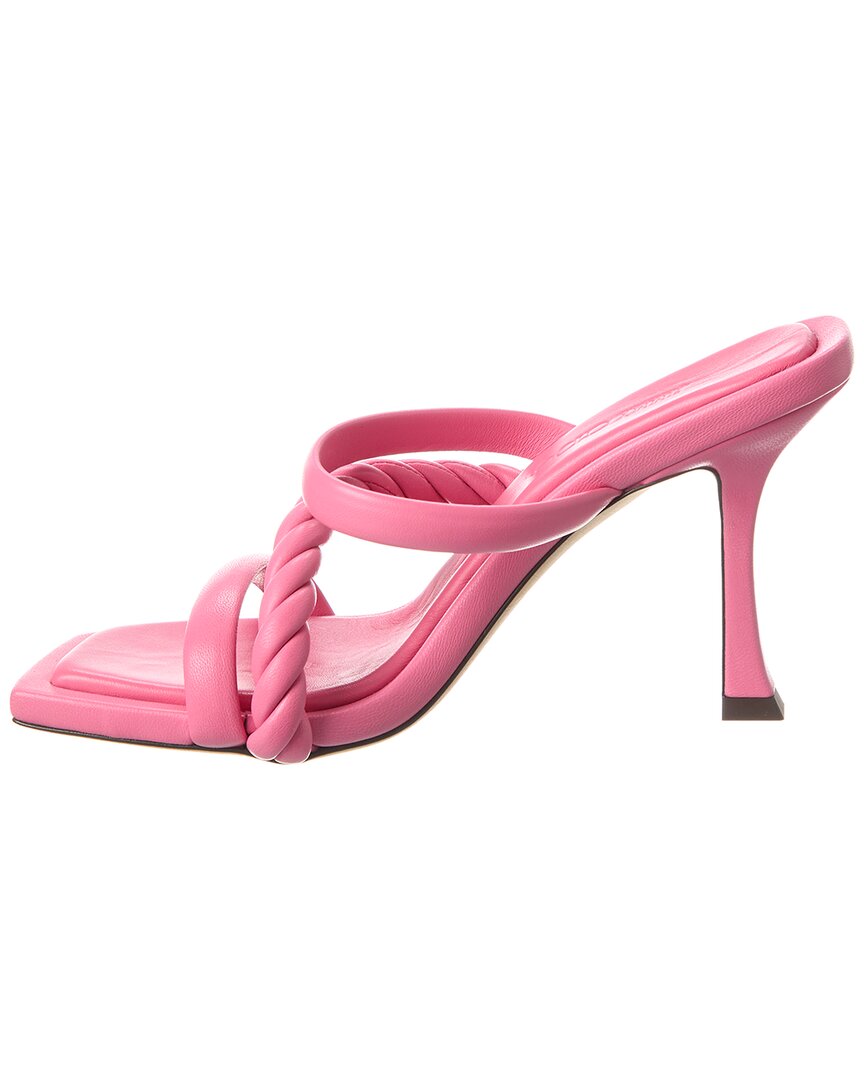 Джимми Чу Диоса 90 Кожаные сандалии Jimmy Choo, розовый — фото 2