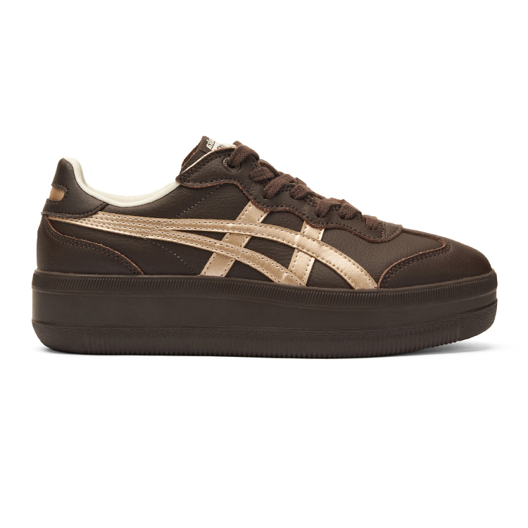 Onitsuka Tiger Токутен устойчивые к истиранию низкие кеды унисекс коричневые, цвет Brown — фото 2
