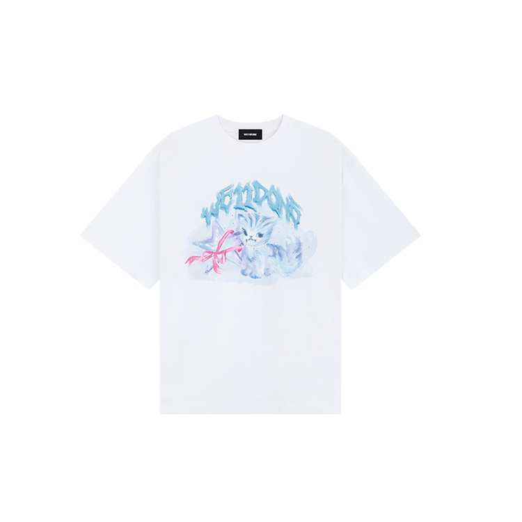 

WE11DONE Футболка с коротким рукавом унисекс белая, Белый, WE11DONE Футболка с коротким рукавом унисекс белая