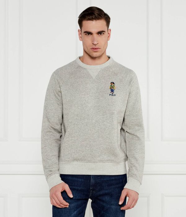 

Толстовка мужская Polo Ralph Lauren с вышивкой, серый