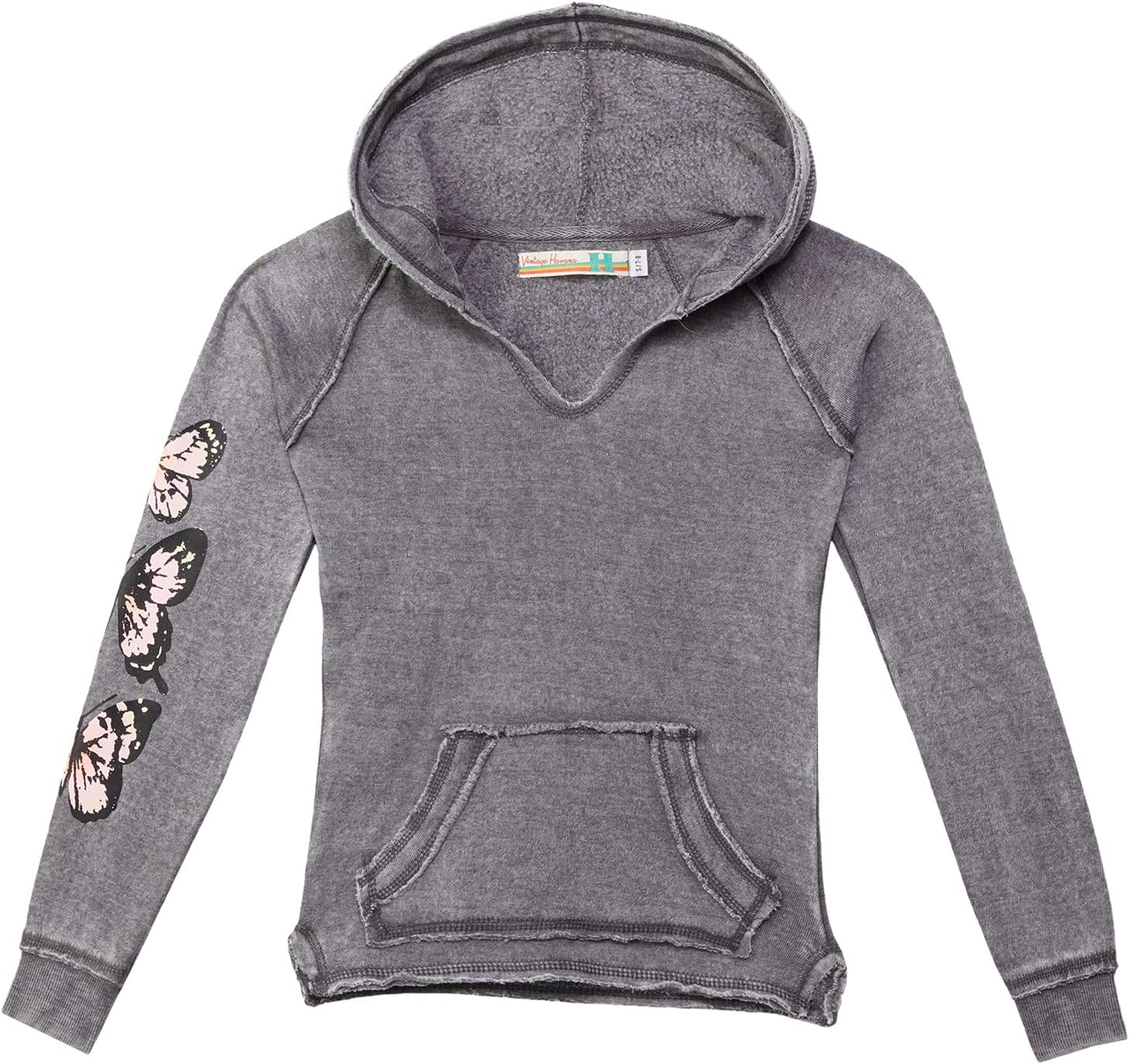 

Худи Vintage Havana Burnout Pullover Hoodie, цвет Steel Grey