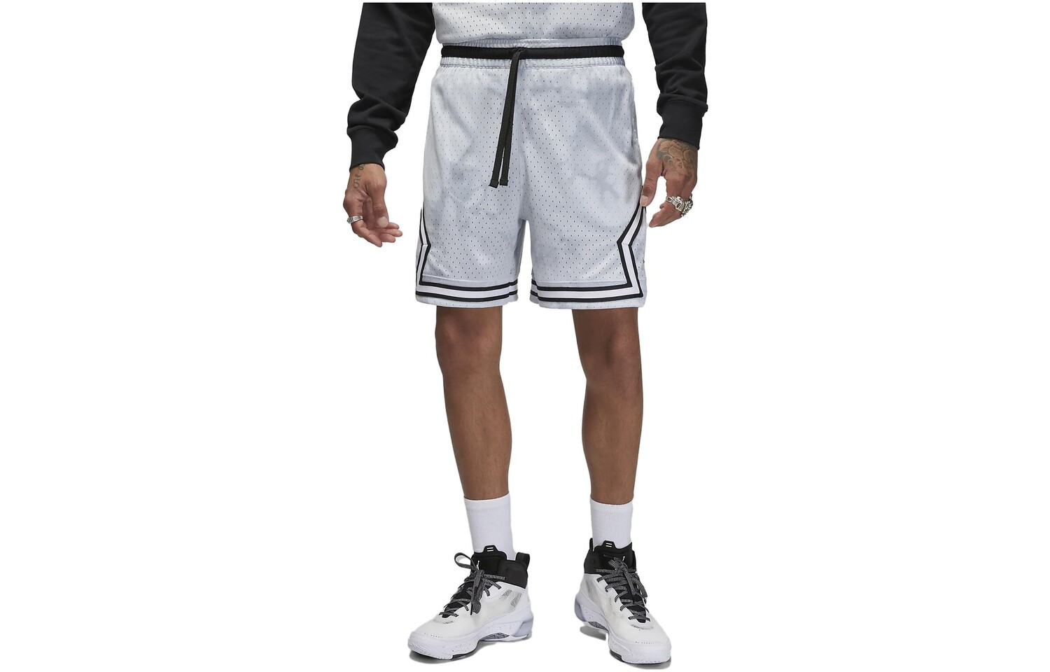 

Спортивные повседневные шорты мужские белые Jordan, белый