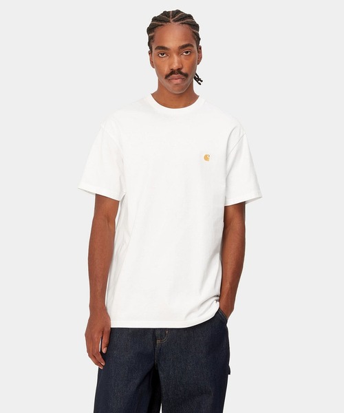 

Футболка с коротким рукавом, классический крой Carhartt WIP, белый
