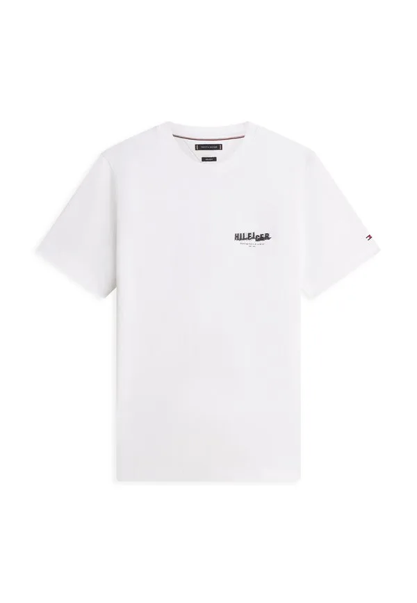 Футболка с круглым вырезом и фотопринтом Tommy Hilfiger, White — фото 4