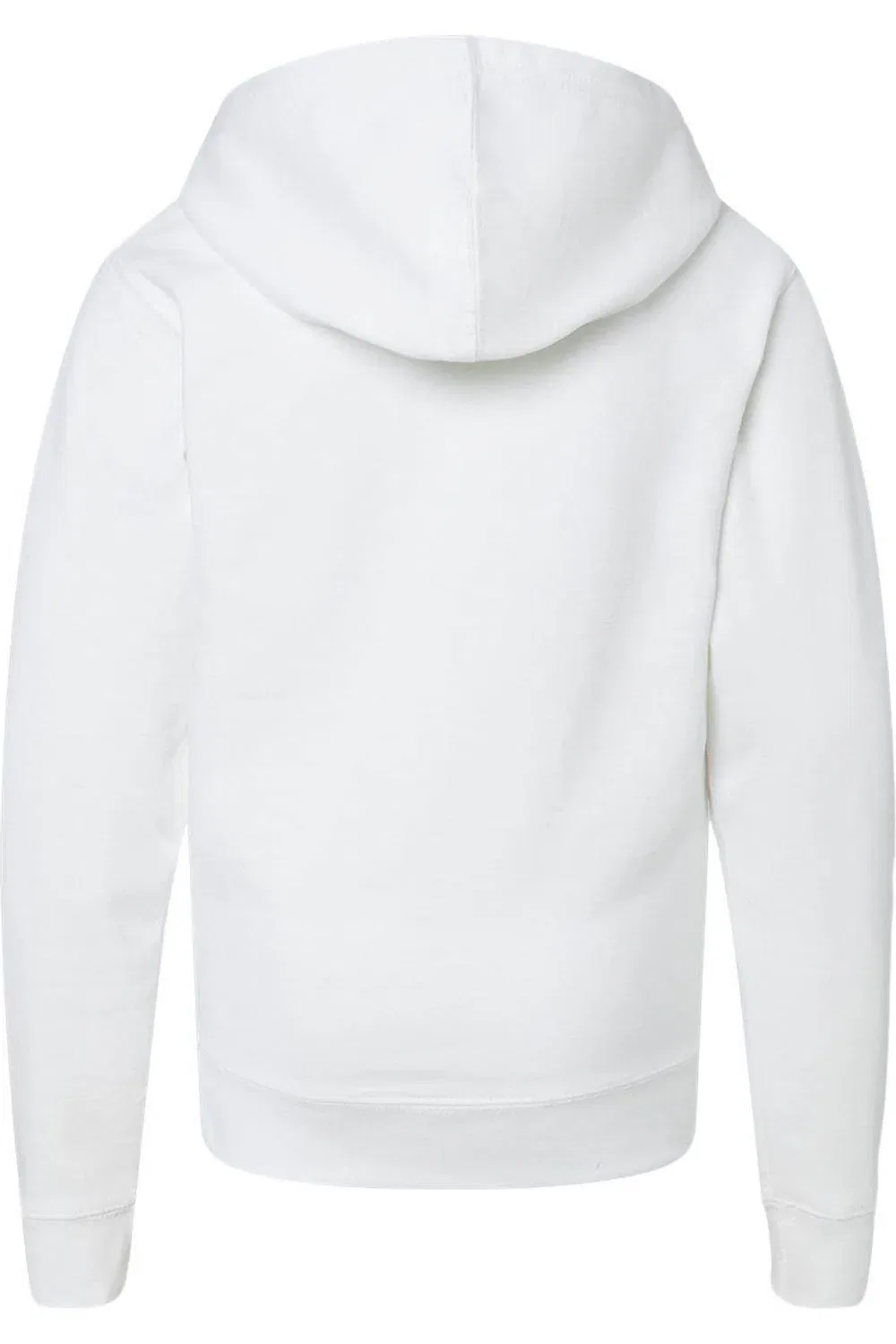 Independent Trading Co Youth Midweight Hooded Sweatshirt, белый — фото 2
