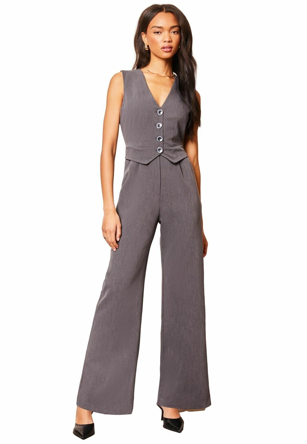 

Комбинезон Tailored Wide Leg Lipsy, серый