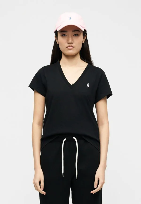 Простая футболка Polo Ralph Lauren, Black — фото 3