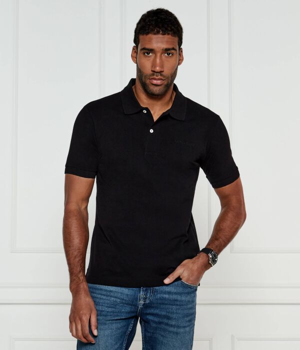 

Поло Guess Jeans Regular Fit, черный