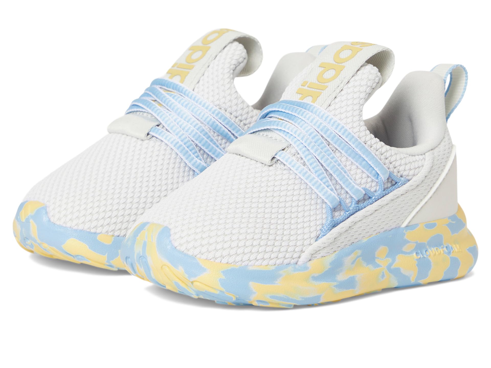 

Кроссовки adidas Kids Lite Racer Adapt 7.0 Sportswear Shoes, цвет Grey/Orange Tint/Blue