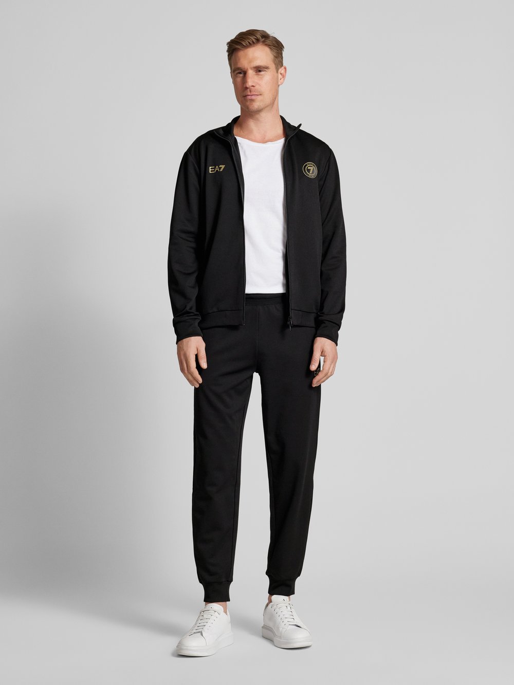 

Спортивные брюки с этикеткой, модель «TRAIN» EA7 Emporio Armani, черный