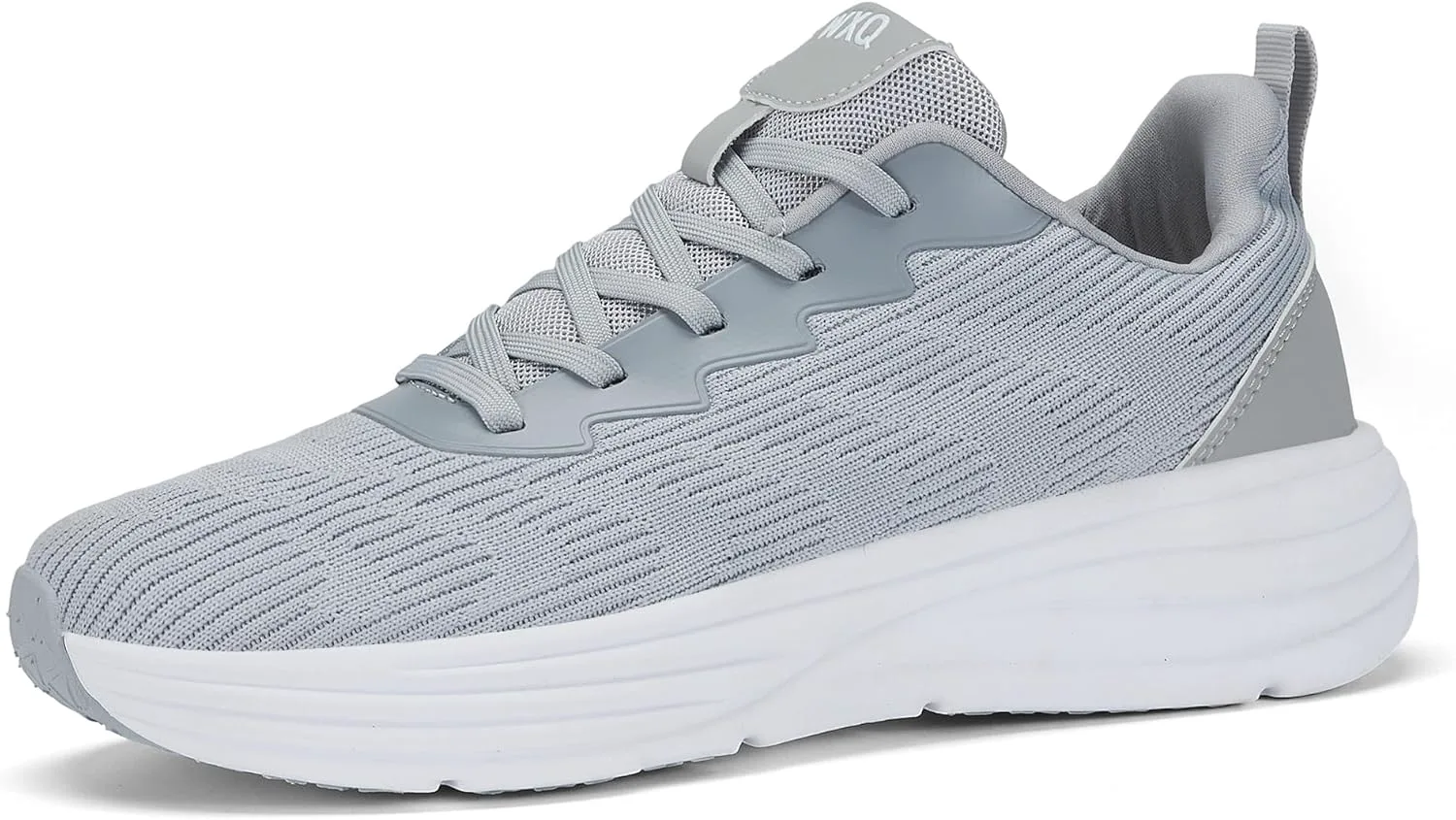 Мужские кроссовки WXQ для бега, легкие теннисные кеды с удобной посадкой, модные кроссовки, противоскользящие, повседневные, дышащие и комфортные для прогулок, серый — фото 3
