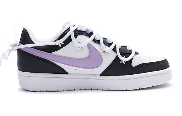 

Кроссовки Nike Court Borough Skateboard Shoes Women's Low-Top Purple White/Black