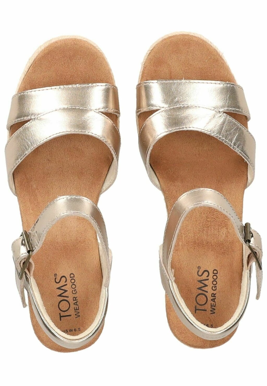 

Эспадрильи TOMS, золото