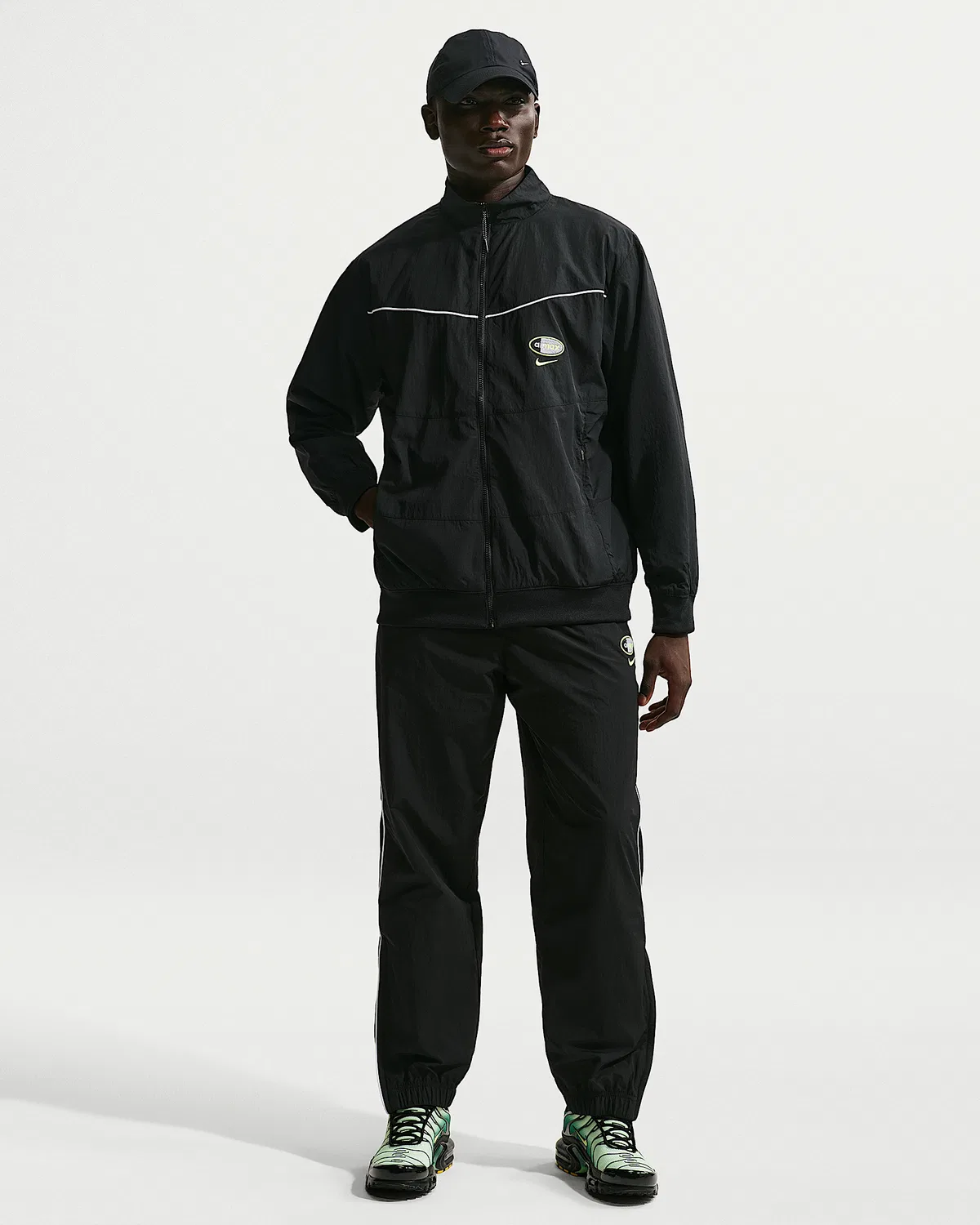 Мужская тканая куртка Nike Sportswear, Black/Black/Black — фото 4