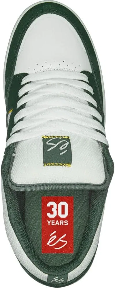 Мужские скейтбордистские кроссовки ES Trainers, Green/White — фото 4