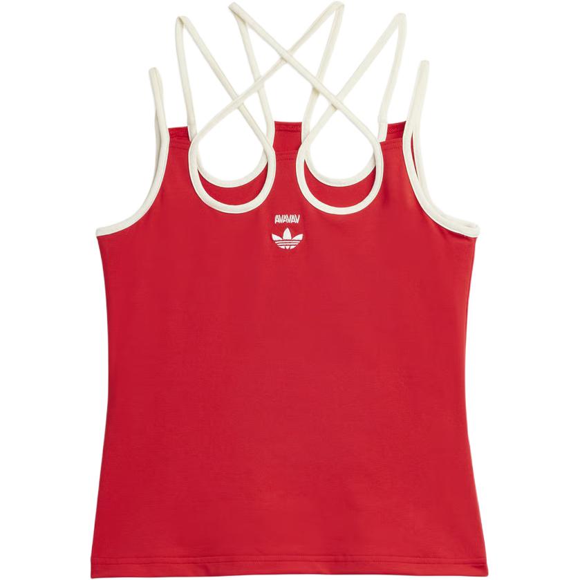 

Adidas X Avavav кроп-топ 'Better Scarlet' Adidas Originals, красный