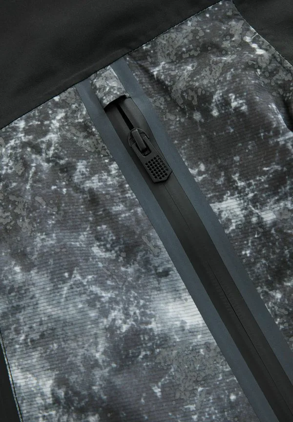 Водонепроницаемая куртка стандартного кроя Next, Grey/Black — фото 4