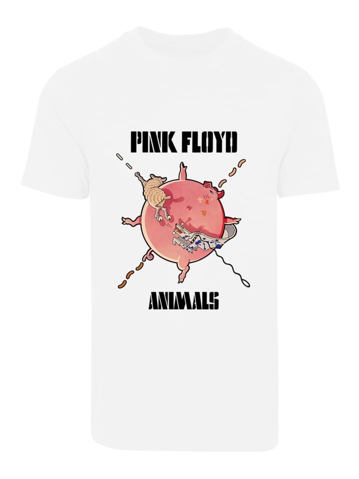 

Футболка F4NT4STIC Pink Floyd Fat Pig Rock Metal Musik, белый