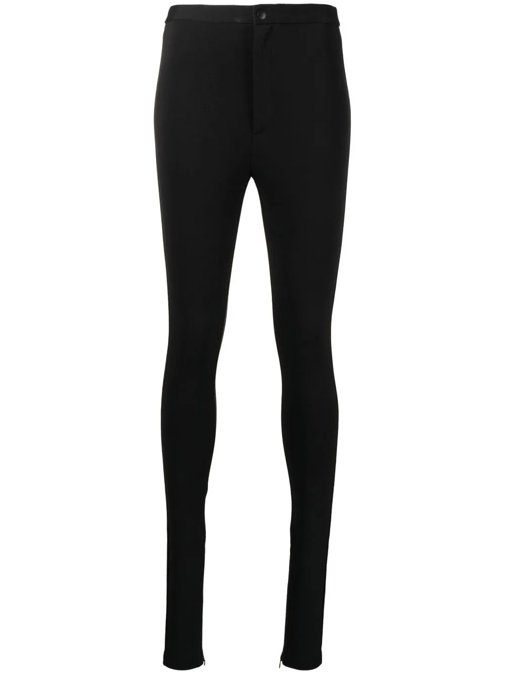 

Брюки скинни с завышенной талией WARDROBE.NYC, черный
