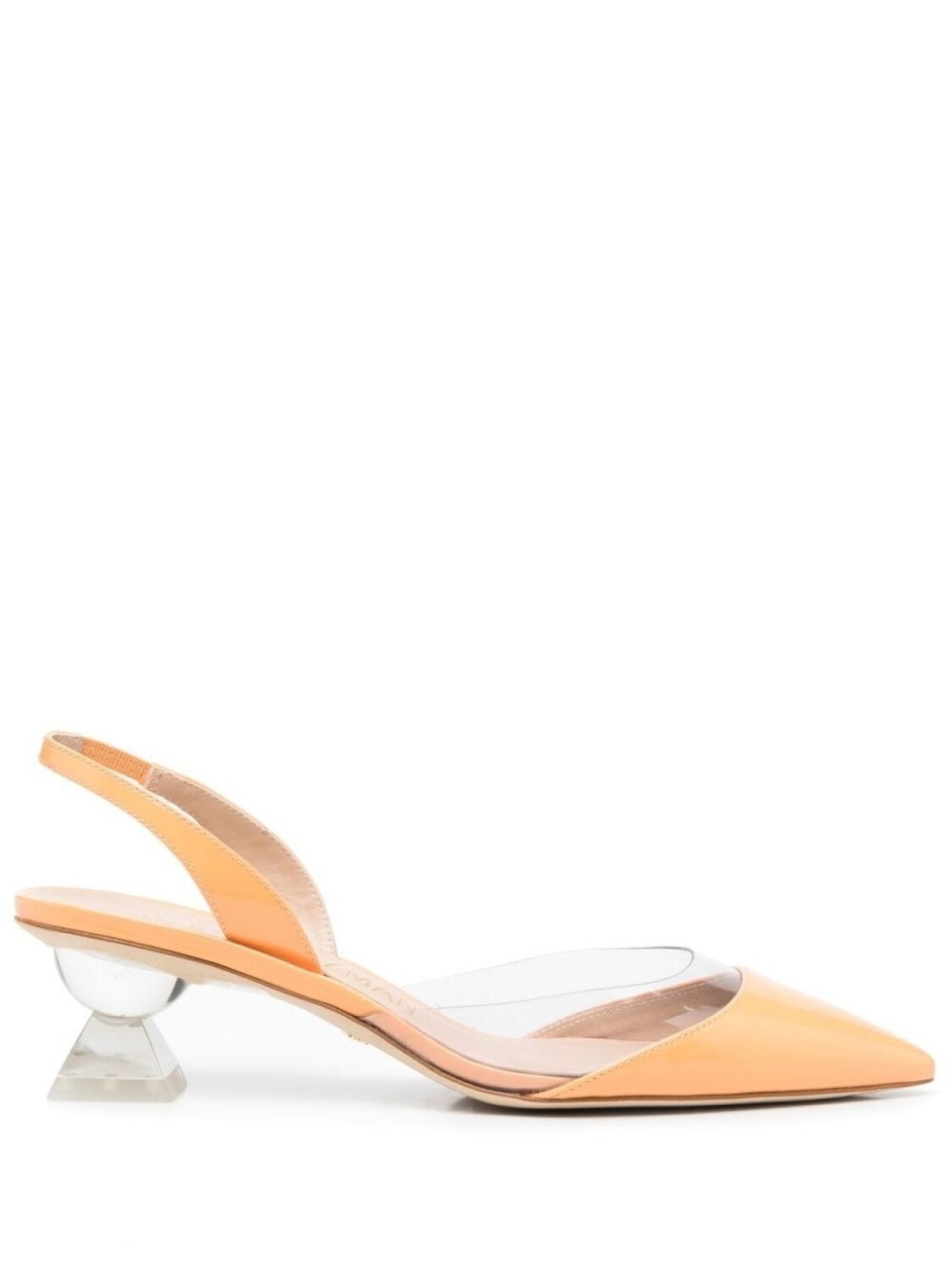 Stuart Weitzman туфли Lucite Sculpt, оранжевый