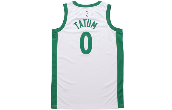 Спортивная футболка sw fan edition 20-21 city limited nba tatum boston celtics tatum 0 basketball jersey/vest white Nike, белый — фото 2