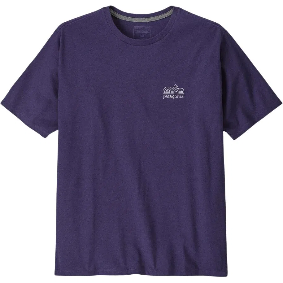 Футболка мужская с круглым вырезом Patagonia, Plummet Purple