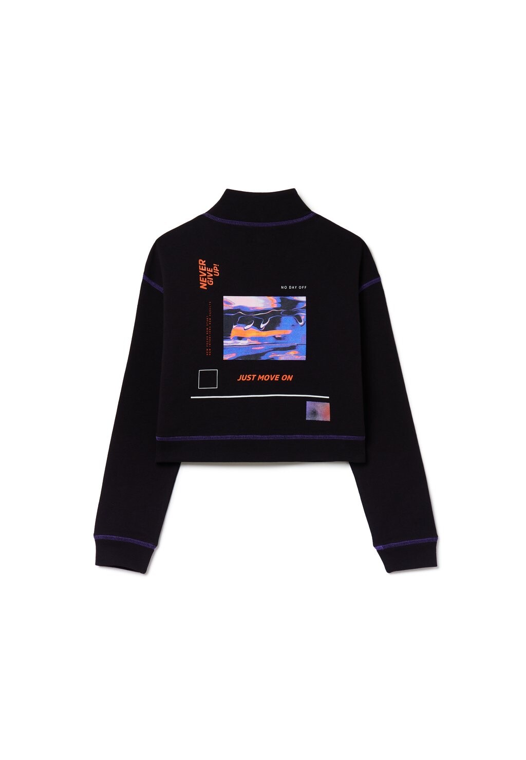 

Толстовка HALF ZIP OVS, черный
