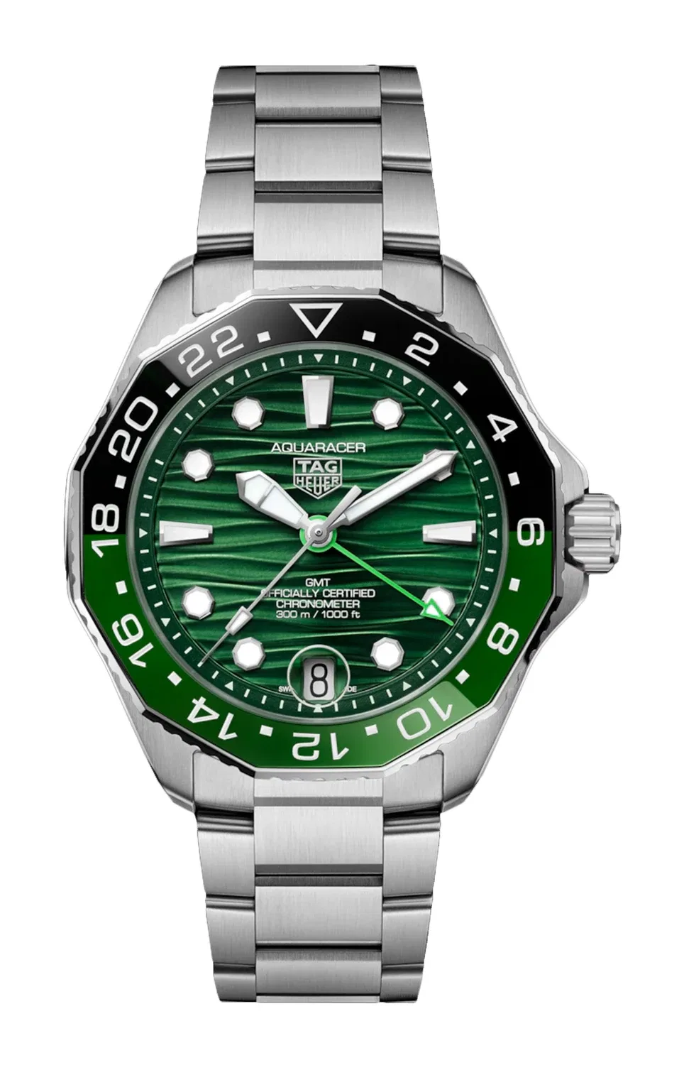 TAG HEUER AQUARACER ПРОФЕССИОНАЛ 300 GMT - WBP5115.BA0013, черный