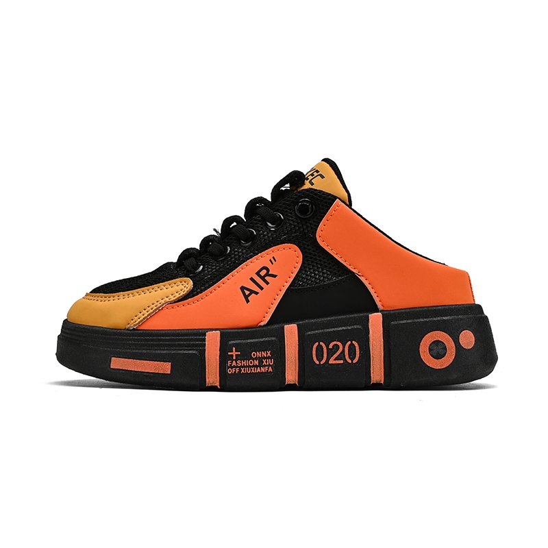 

Детские скейтерские кроссовки для подростков YUZHAOLIN, черный/оранжевый