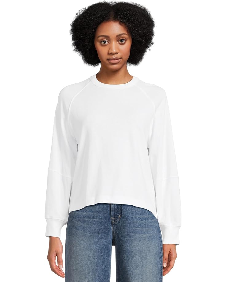 

Футболка Madewell Raglan Crew Neck Tee Heavy Weight Jersy, цвет Eyelet White