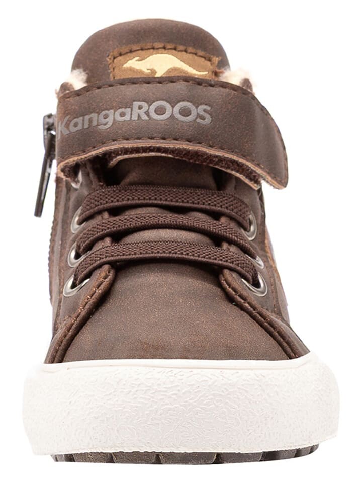 Кроссовки на шнуровке Kangaroos Sneakers KaVu, цвет Dunkelbraun/Sand — фото 4