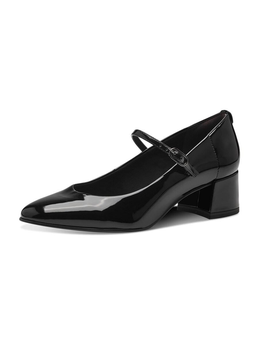 Туфли-лодочки с открытой пяткой Tamaris, Black