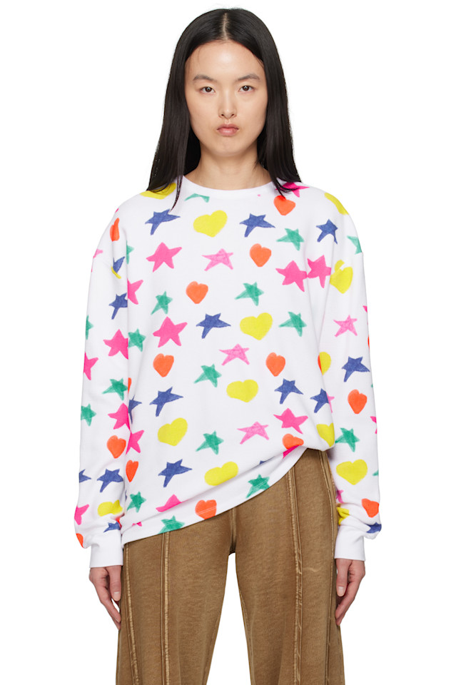 

Дудл-вафля лонгслив T-shirt Kids Worldwide, белый