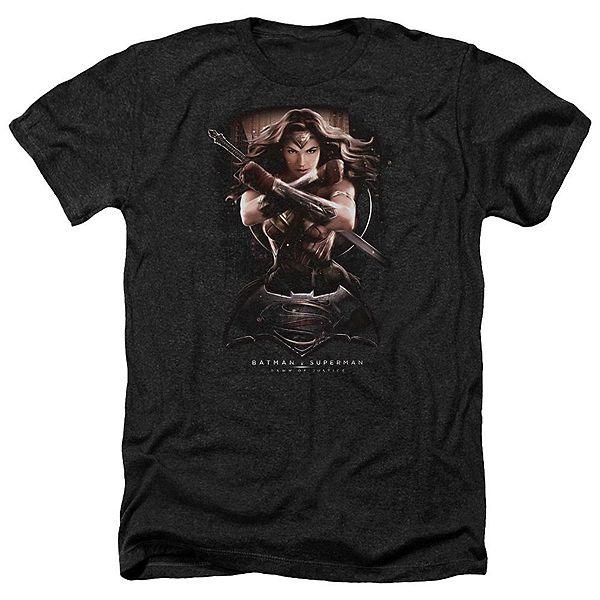 

Футболка Batman v Superman Wonder Woman Ground Zero Adult Heather Licensed Character