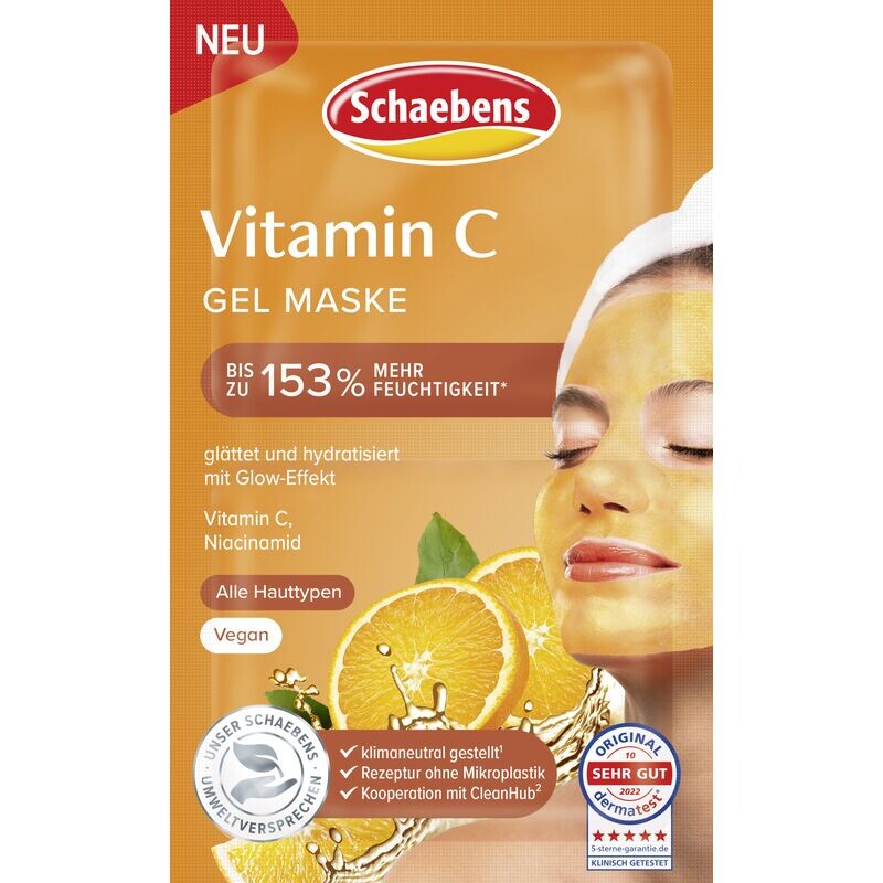 

Гелевая маска с витамином С Schaebens, 10 ml