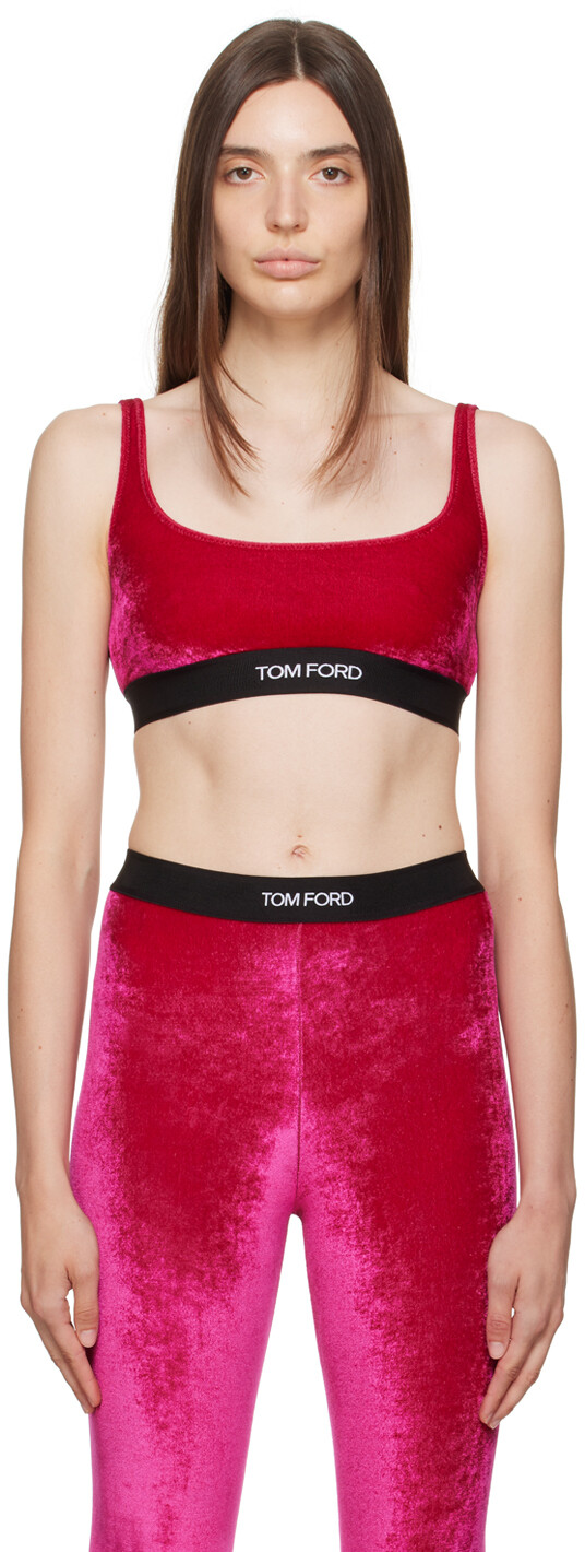 

Красный бюстгальтер с овальным вырезом TOM FORD