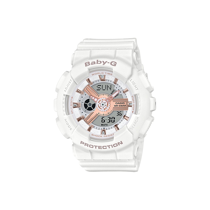 

CASIO Часы Women's BABY-G White Watch BA-110RG-7A