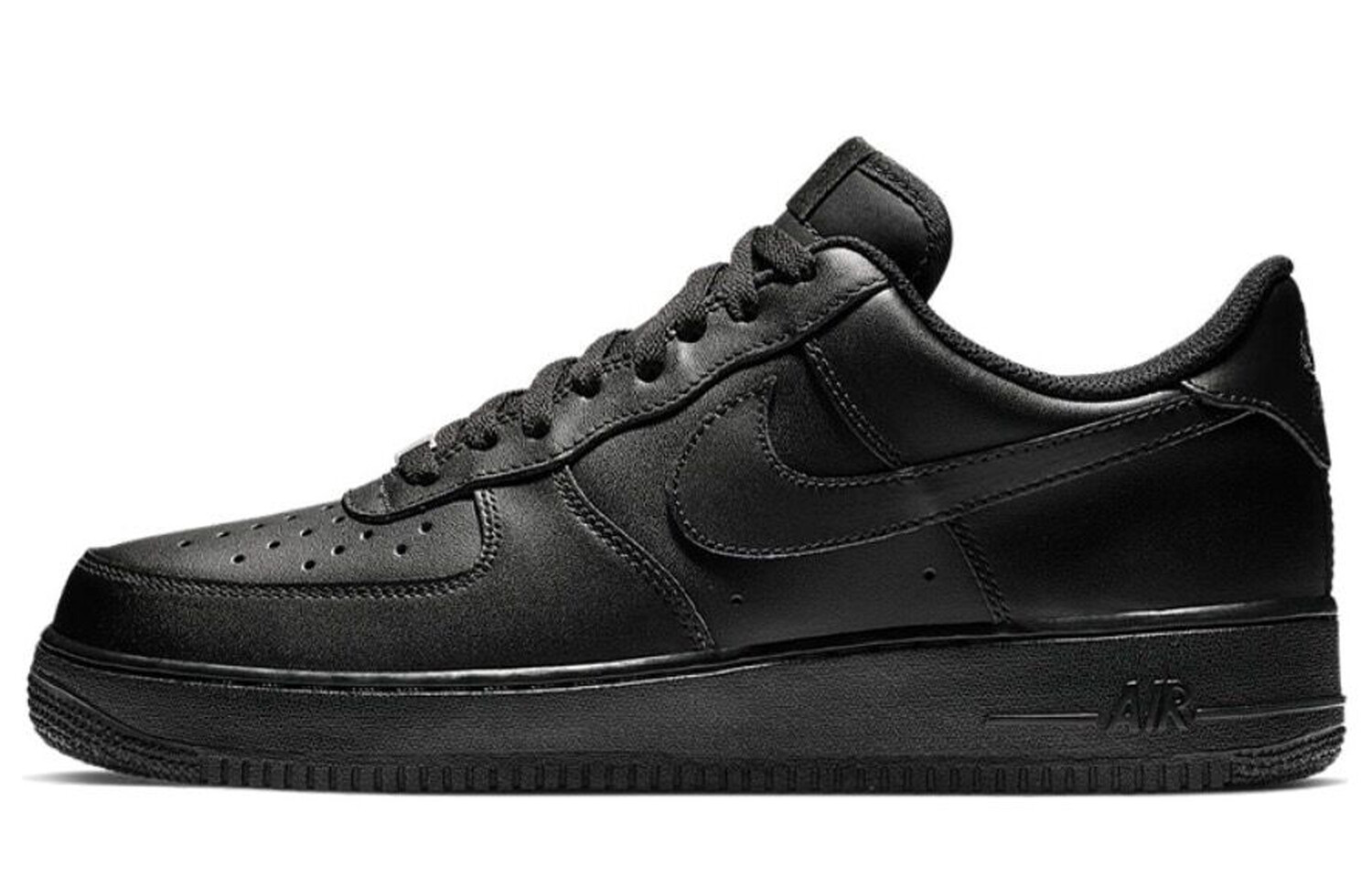 Кроссовки Nike Air Force 1 Skateboarding Shoes Unisex Low-top Cyan, черный — фото 3