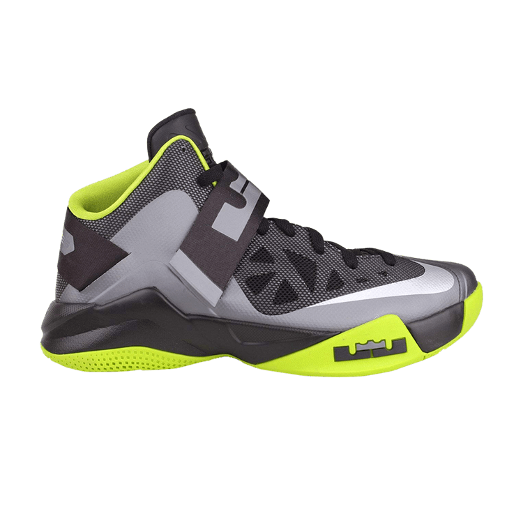 

Кроссовки LeBron Zoom Soldier 6 'Cool Grey Atomic Green', серый