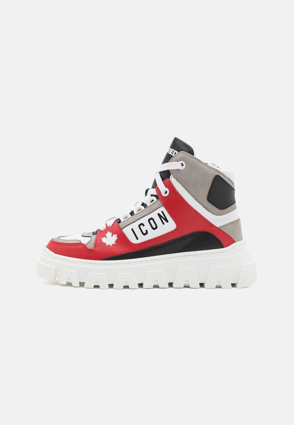 Высокие кеды UNISEX Dsquared2, красный