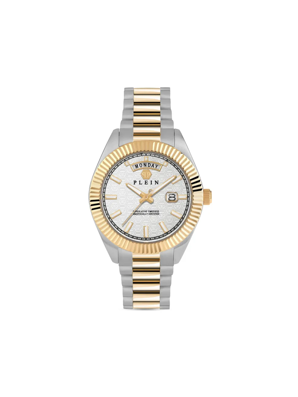 

Наручные часы Date Superlative Gent 42 мм Philipp Plein, серебряный