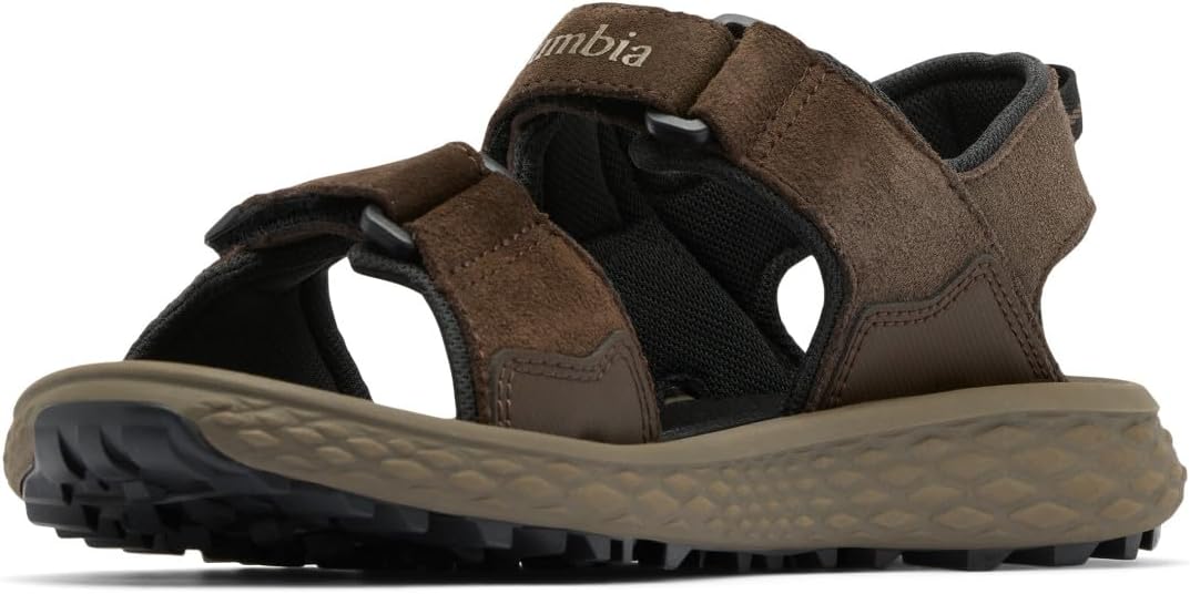 Columbia Мужские сандалии Konos Hiker 2-Strap, Cordovan/Black — фото 4