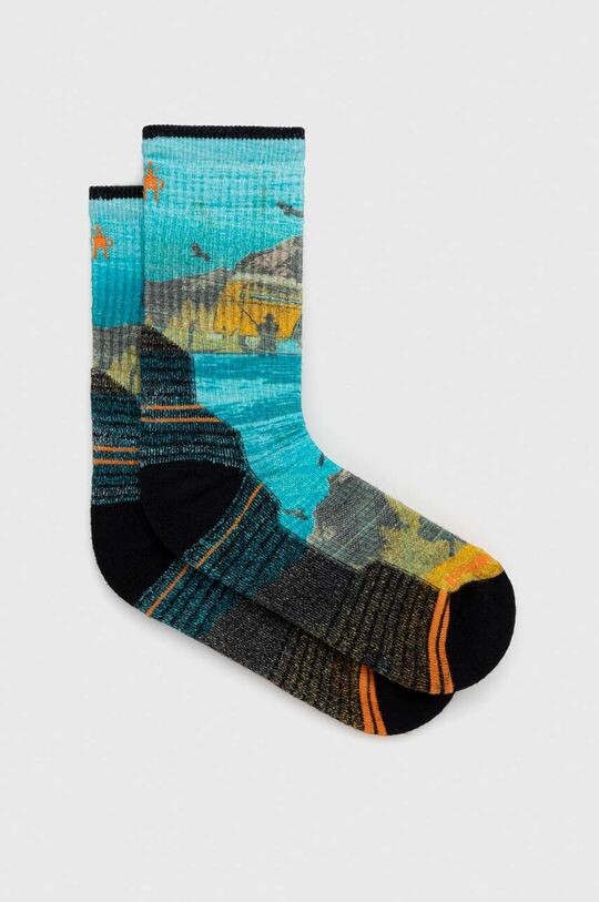 

Носки с принтом Hike Light Cushion Great Excursion Smartwool, синий
