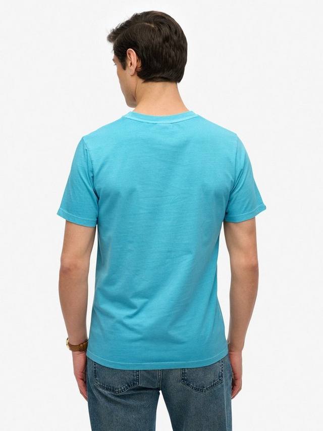 Винтажная футболка с неоновым логотипом в расслабленном крое Superdry, Neon Sky Blue — фото 2