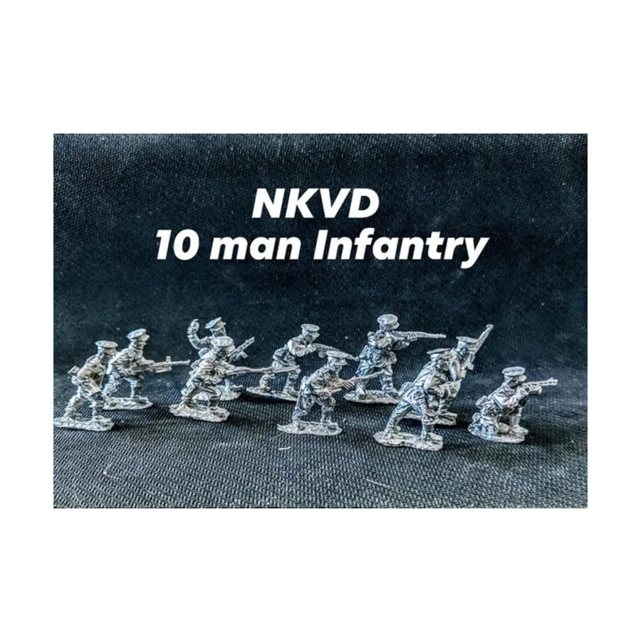 

SLW Большие пальто НКВД Пехотный рюкзак из 10 человек, WWII Miniatures - Soviet - Late War - Infantry (28mm)