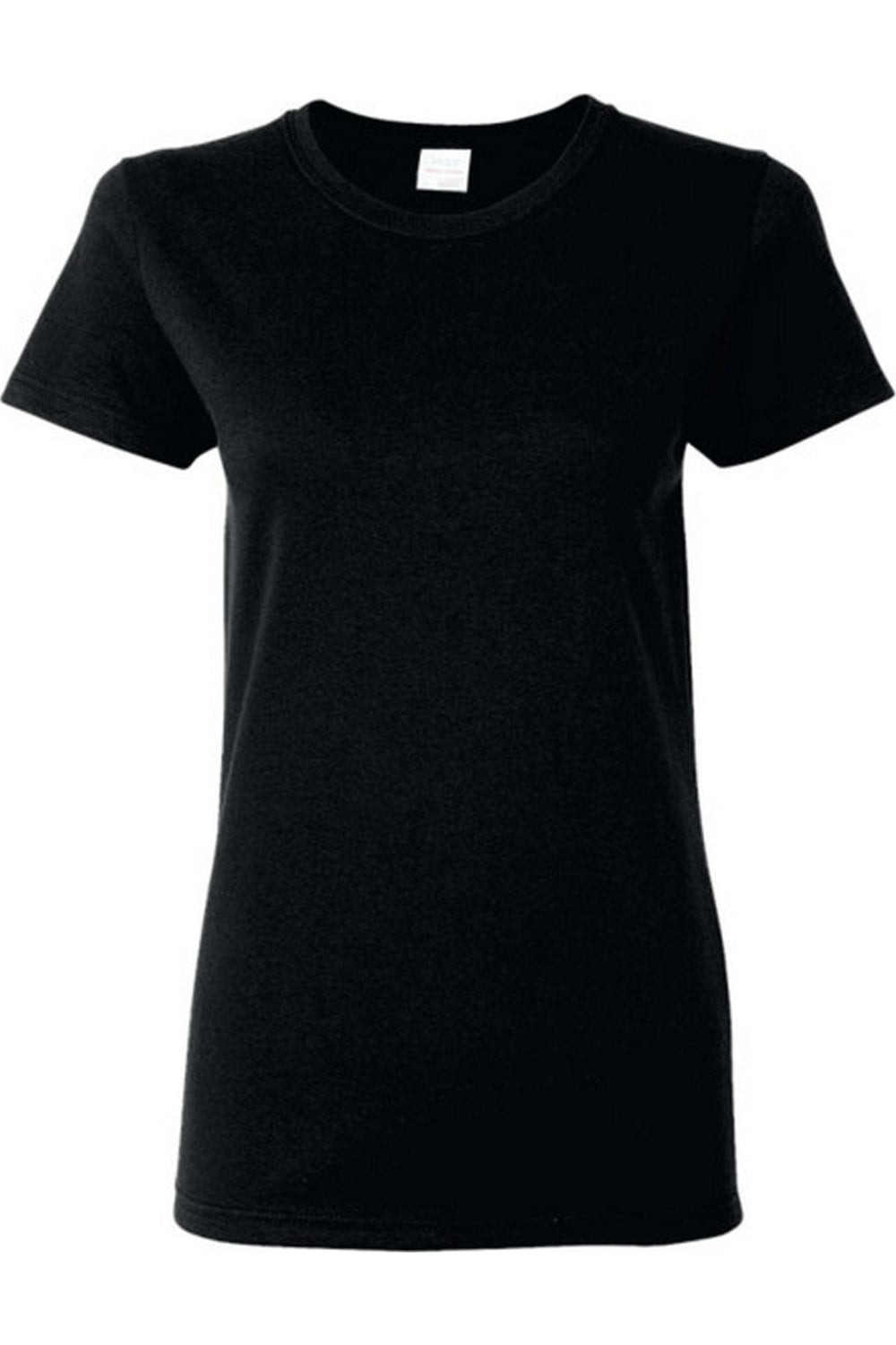 

Футболка Gildan Ladies/Womens из плотного хлопка Missy Fit с коротким рукавом, черный