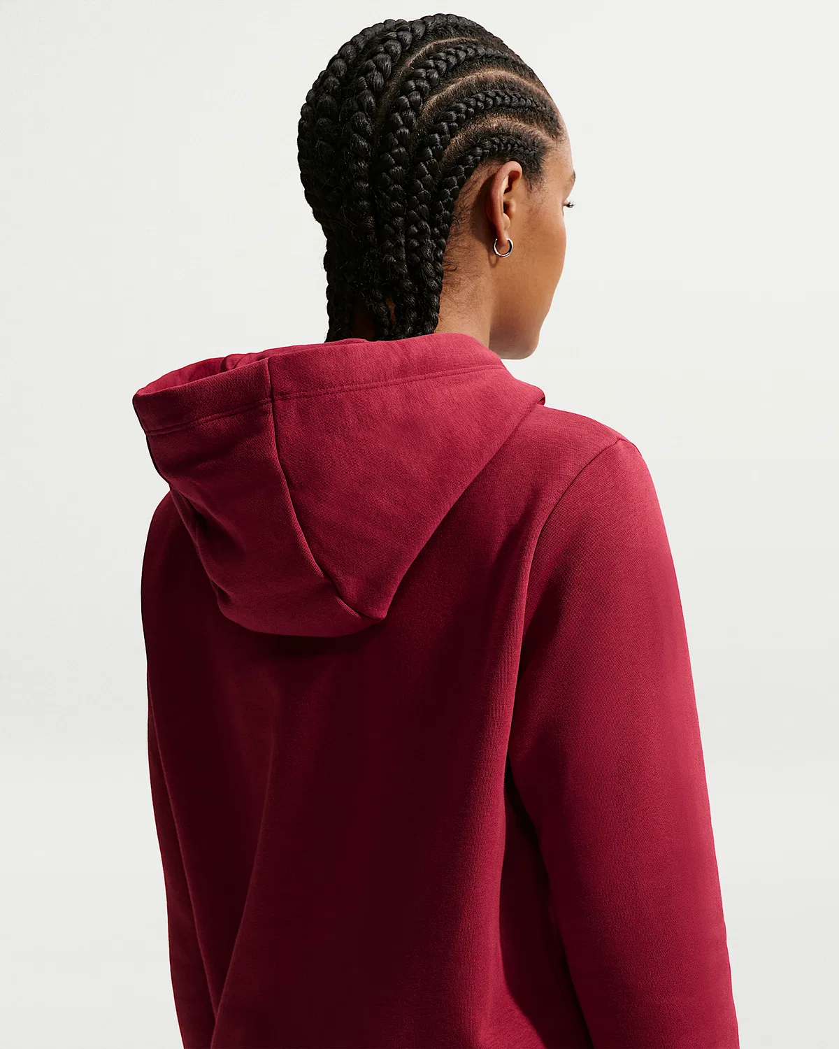 Женская толстовка Nike Soccer Pullover Hoodie USMNT Club Fleece, Team Red/Sail — фото 2