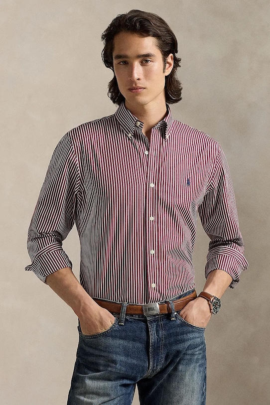 

Рубашка Polo Ralph Lauren, красно-фиолетовый